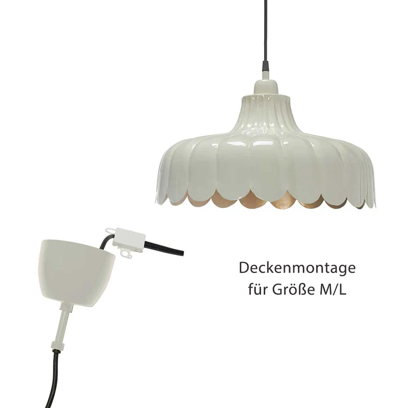 Hängelampe für Esstisch | Beige
