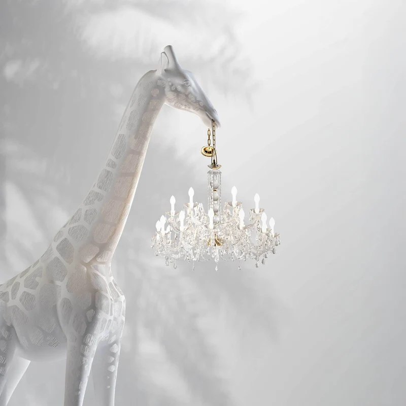 Floor Lamp GIRAFFE IN LOVE XL by Marcantonio for Qeeboo