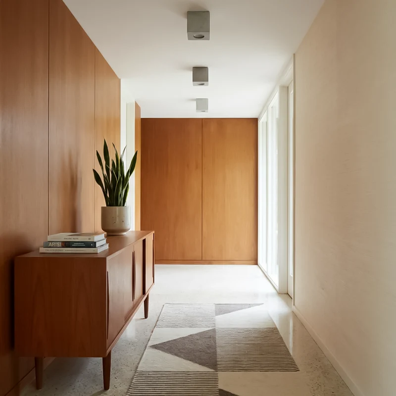 Industrielle graue Beton-Deckenleuchte für Wohnzimmer – Caristone