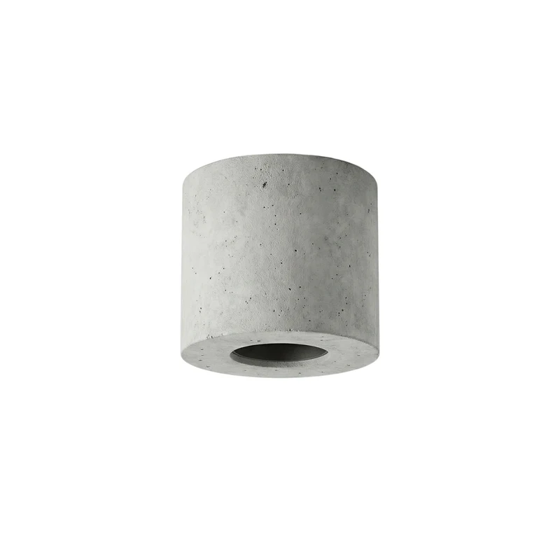 Industrielle graue Beton-Deckenleuchte Wohnzimmer – Orphéos