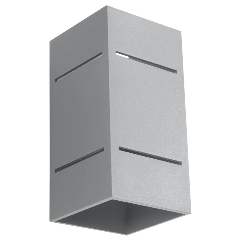 Rechteckige Wandleuchte aus Aluminium – Noxéa