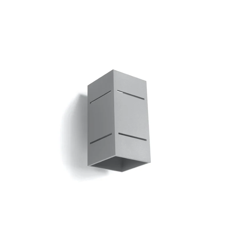 Rechteckige Wandleuchte aus Aluminium – Noxéa