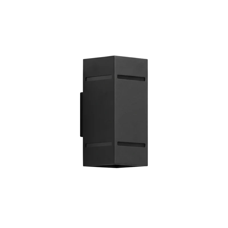 Moderne schwarze Aluminium-Wandleuchte – Neronth