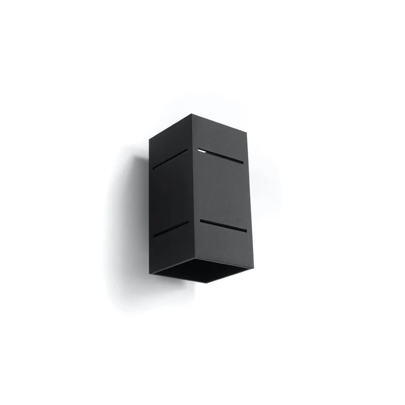 Moderne schwarze Aluminium-Wandleuchte – Neronth