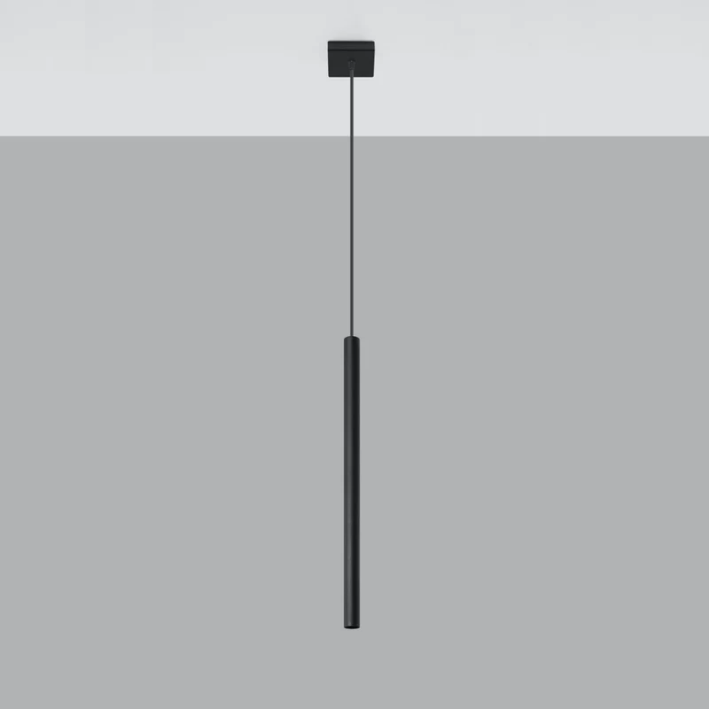 Minimalistische schwarze Aufhängungsröhre – Asterion