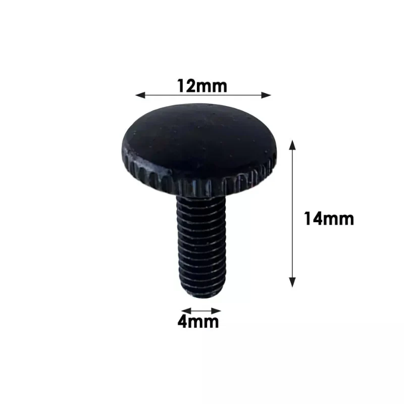 Rändelschrauben M4 x 12 mm | 3 Stück Gewindeschrauben ~3987