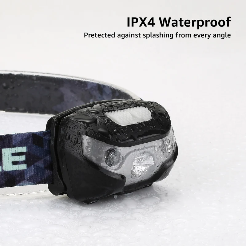 LE Stirnlampe Wiederaufladbar, 1300 Lux Superhell Kopflampe mit Rotlicht, 5 Lichtmodi, IPX4 wasserdichte Mini LED Stirnlampe Stirnleuchte, 2er USB Headlamps für Angeln Campen Joggen