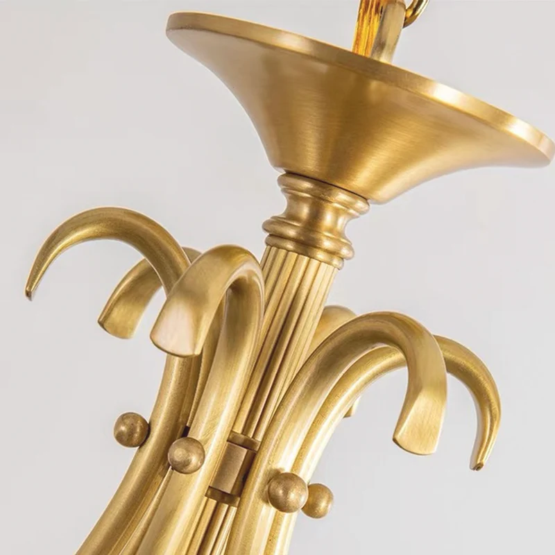 Branch Candle Chandelier Luxury Brass Multi-Light