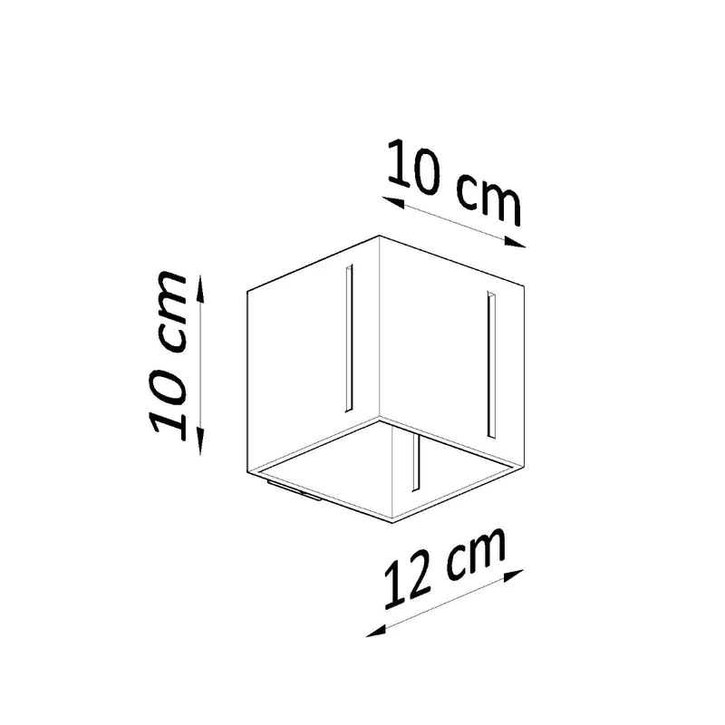 Moderne Wandleuchte aus Aluminium in Grau – Nerion