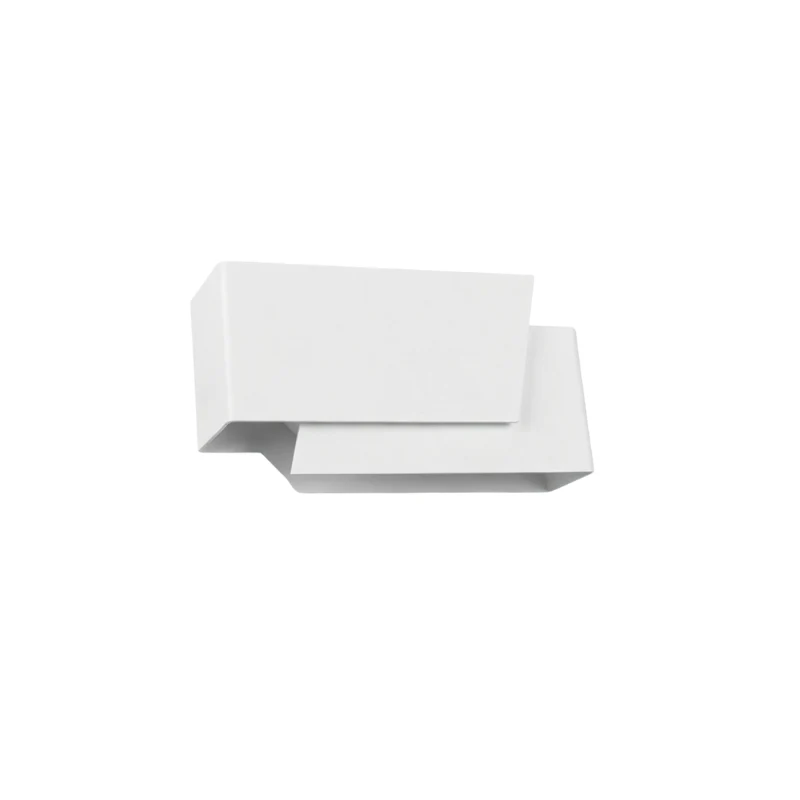 Minimalistische weiße Wandleuchte – Elarion
