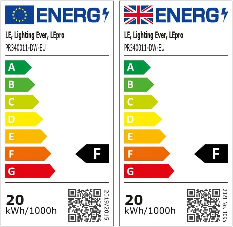 Lepro LED Strahler Außen 20W, LED Fluter Superhell 1700LM, LED Außenstrahler 5000K Kaltweiß IP65 Wasserfest Aussenstrahler, Aussenlampe für Hinterhof, Auffahrt, Türen, Garage, Flur, Garten [Energieklasse F]