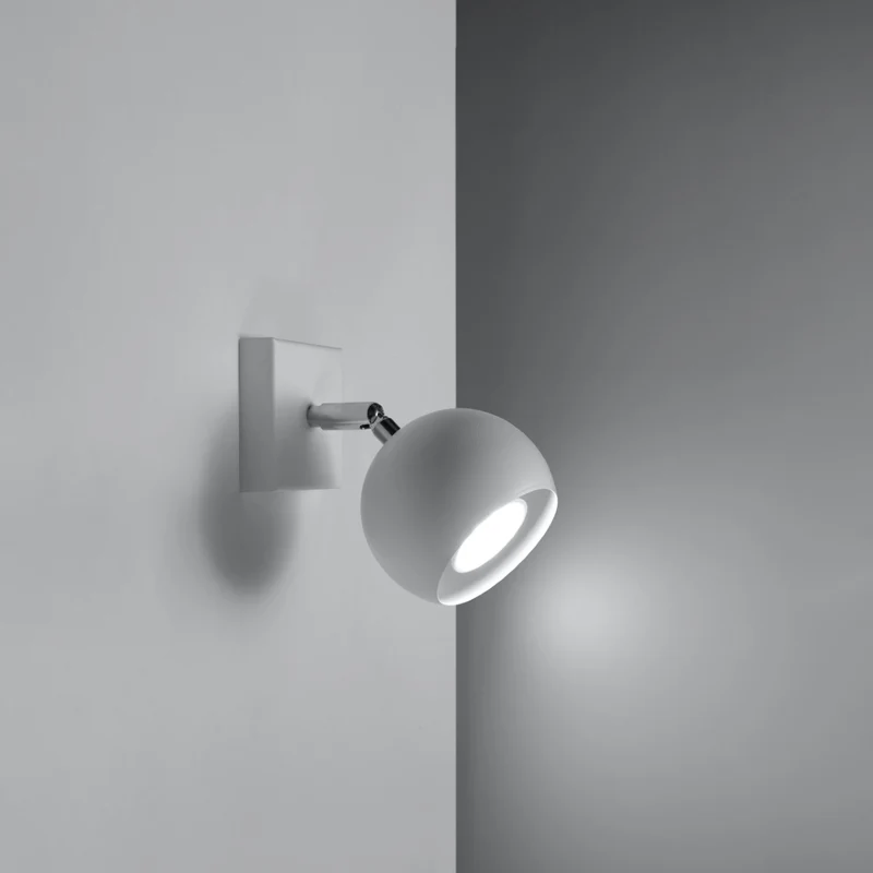 Moderne schwenkbare weiße Wandleuchte – Arionis