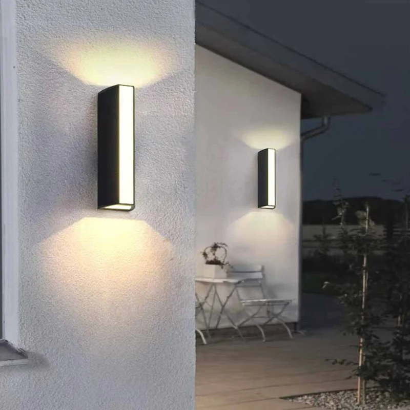 Wall Light LED Outdoor Waterproof IP65, Black