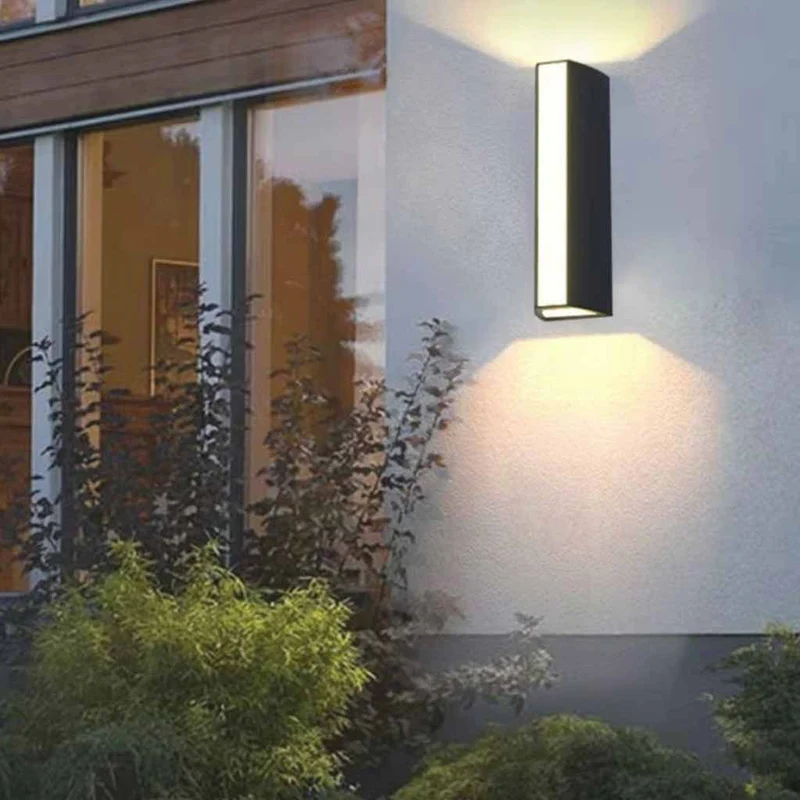 Wall Light LED Outdoor Waterproof IP65, Black