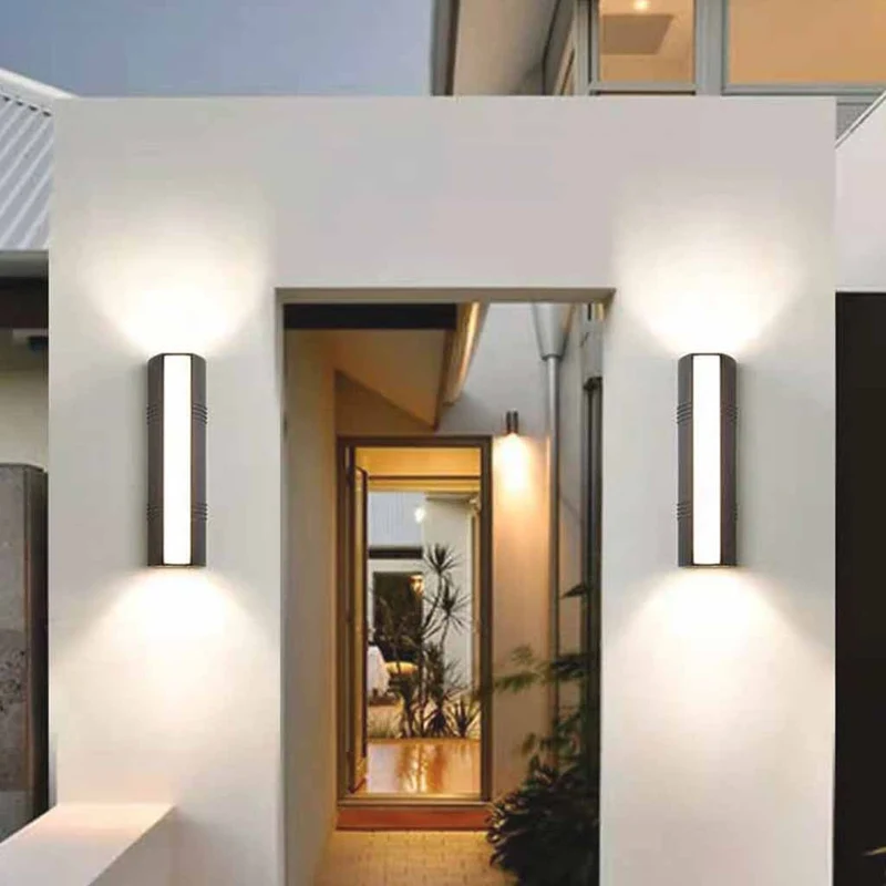 Wall Light LED Outdoor Waterproof IP65, Black