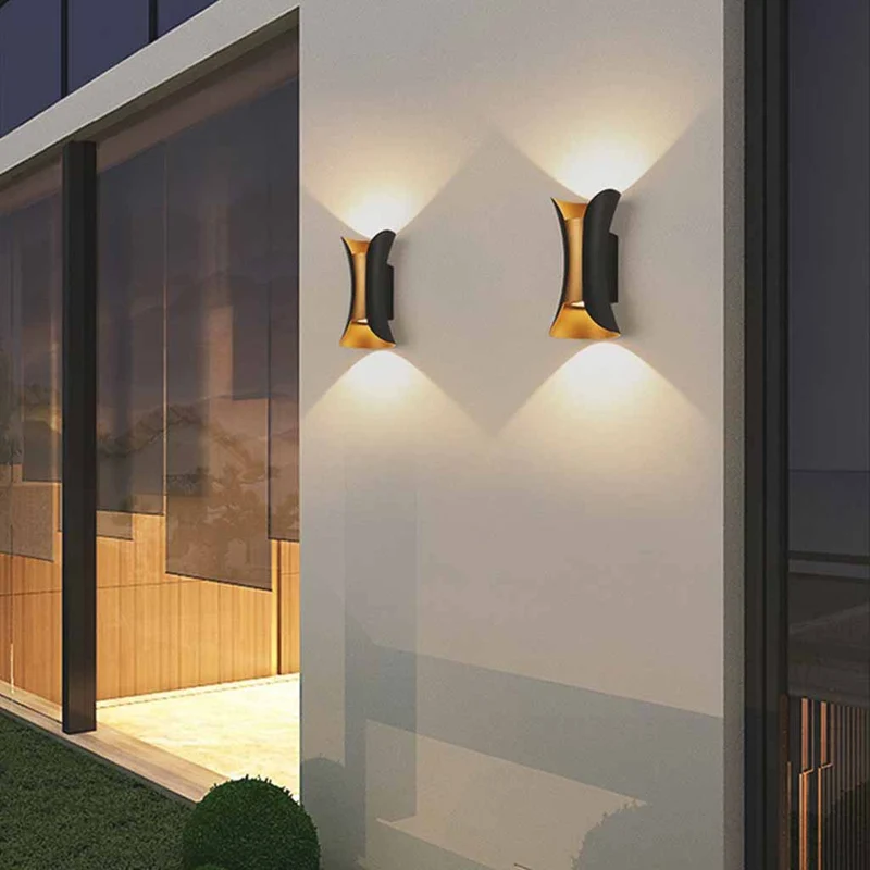 Exterior Wall Sconce Light Modern IP65 LED Up & Down