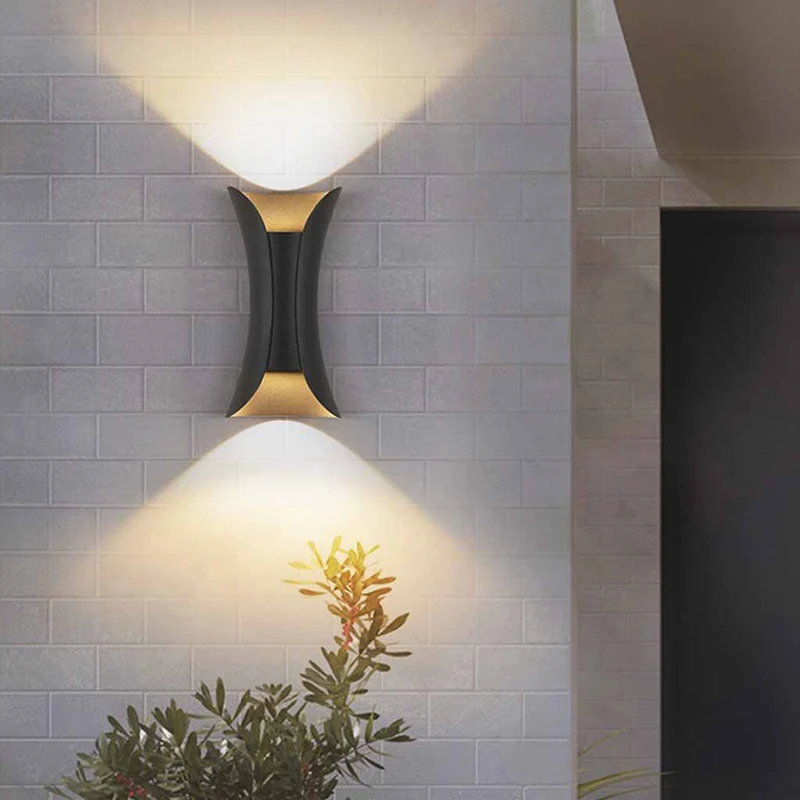 Exterior Wall Sconce Light Modern IP65 LED Up & Down