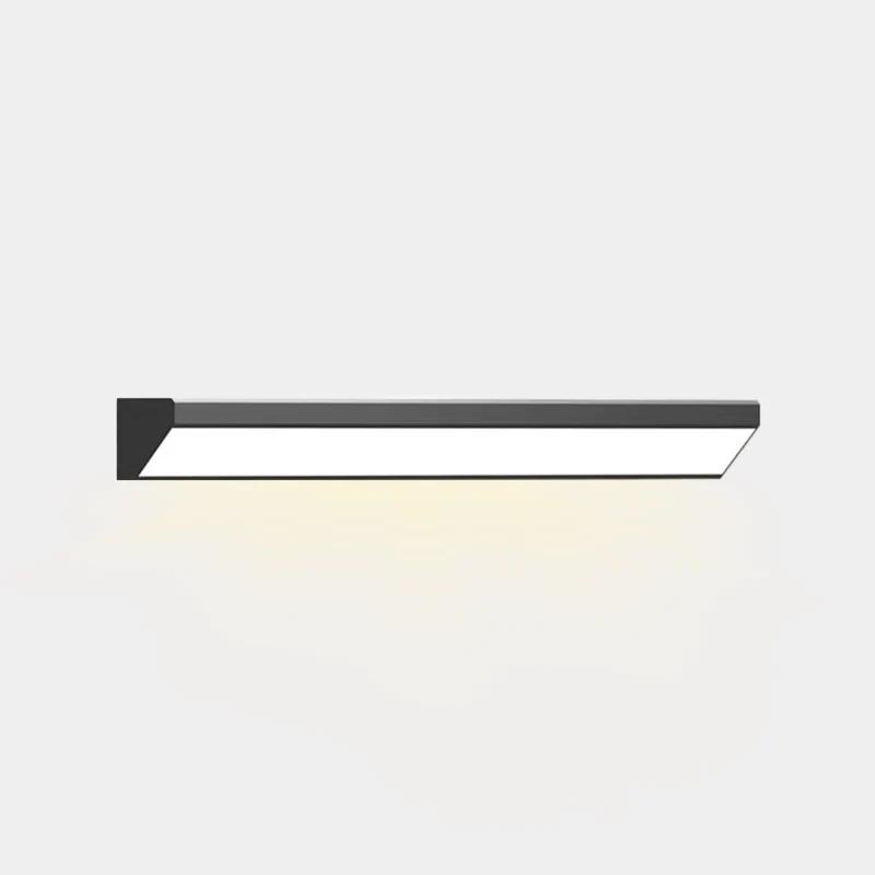 Outdoor LED Wall Sconce Light Linear Aluminum, Black