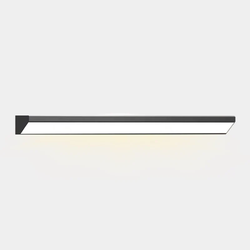 Outdoor LED Wall Sconce Light Linear Aluminum, Black