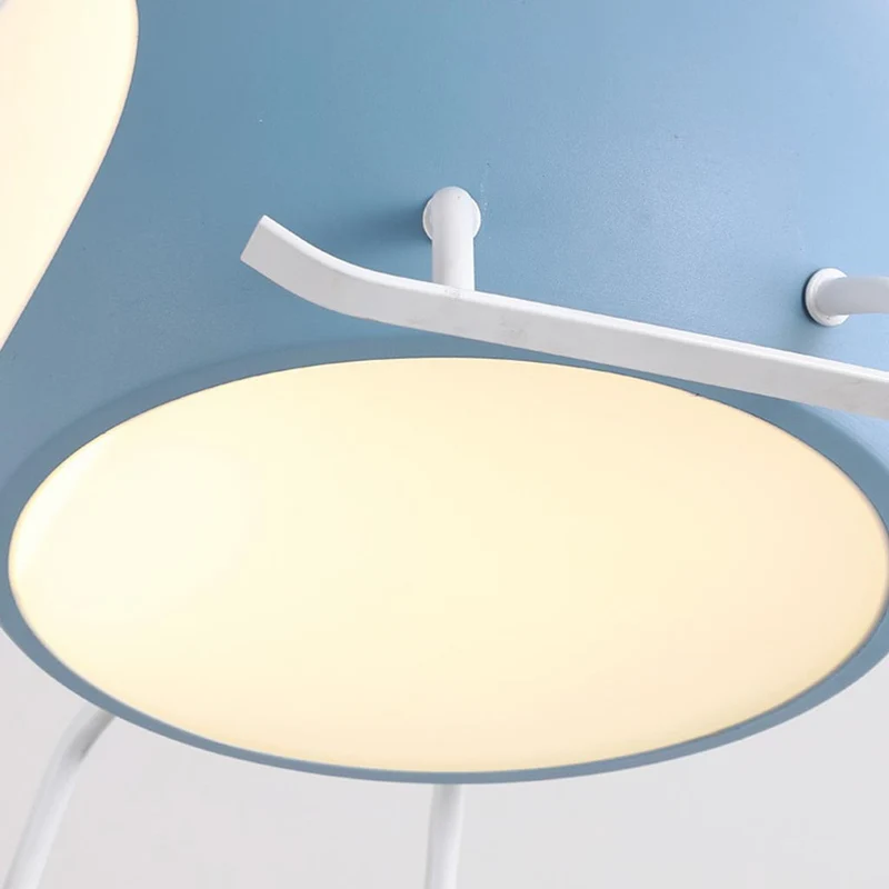 Helicopter Ceiling Fan Light for Kids Room, 4 Blades