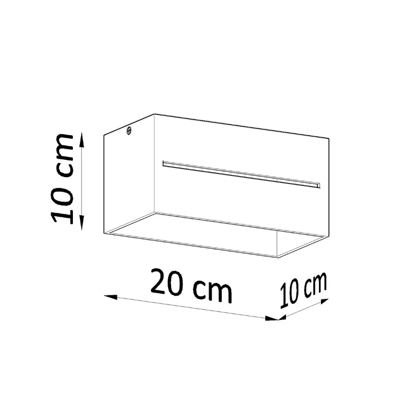 Moderner perforierter Deckenleuchter aus schwarzem Aluminium – Neralis