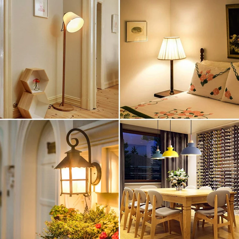Lepro 13.5W E27 LED Warmweiss, ersetzt 100W Halogenlampe, 1521 Lumen Glühbirne E27, 2700K Warmweiß A60 LED Birne, 200° Energiesparlampe, Nicht Dimmbar, 6 Stück [Energieklasse E]