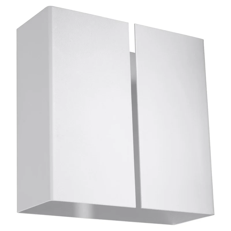 Moderne weiße Wandleuchte für Flur und Wohnzimmer – Modell Arvenia