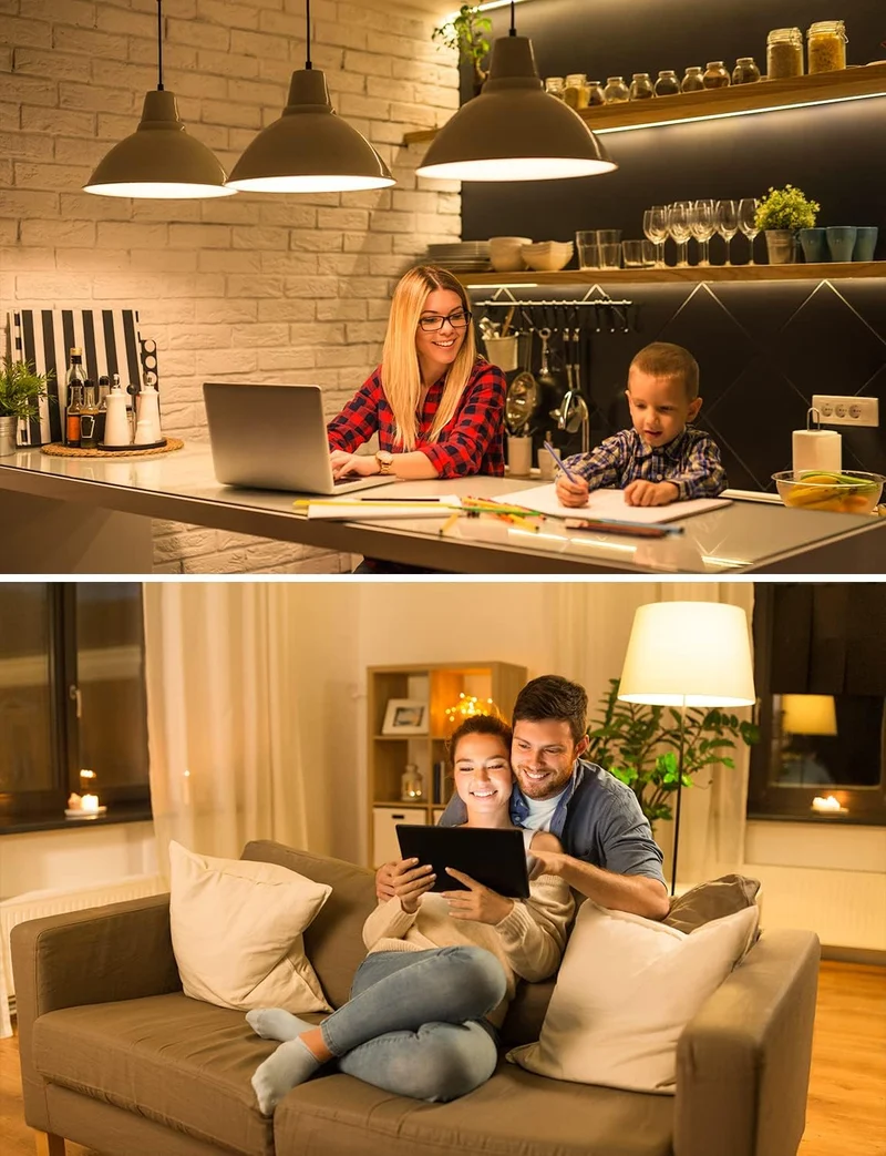 Lepro E27 LED Warmweiss Glühbirne, 8.5 Watt 806 Lumen LED Lampe E27, ersetzt 60W Halogenlampe, A60 Leuchtmittel, 2700 Kelvin Warmweiß, 160° Abstrahlwinkel Energiesparlampe, 12 Stück