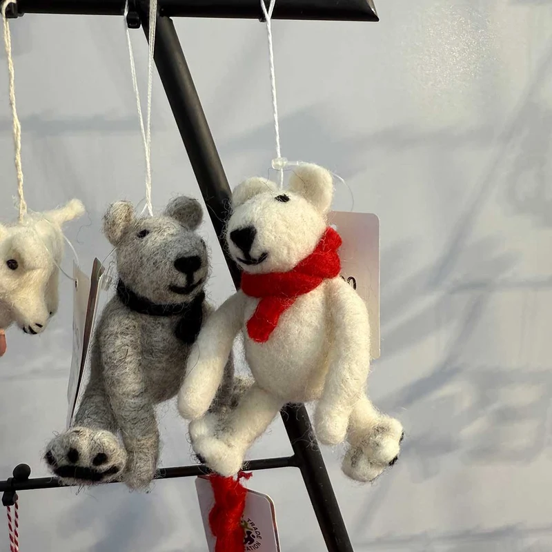 Weihnachtsdeko Eisbär