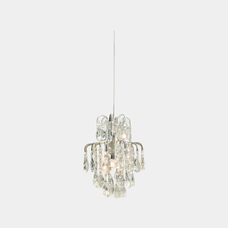 Pendant Light Crystal Waterdrop, Single Light / 3 Lights
