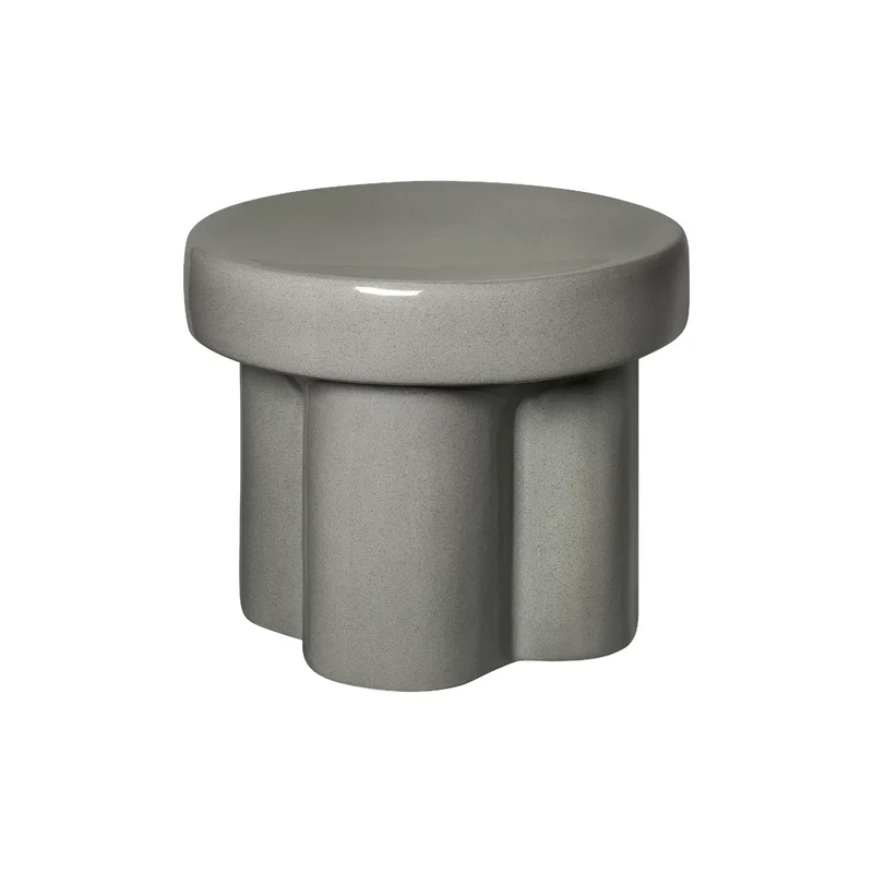 blomus TORU Keramik Hocker – Sitzhocker & Beistelltisch, Ø 40 cm