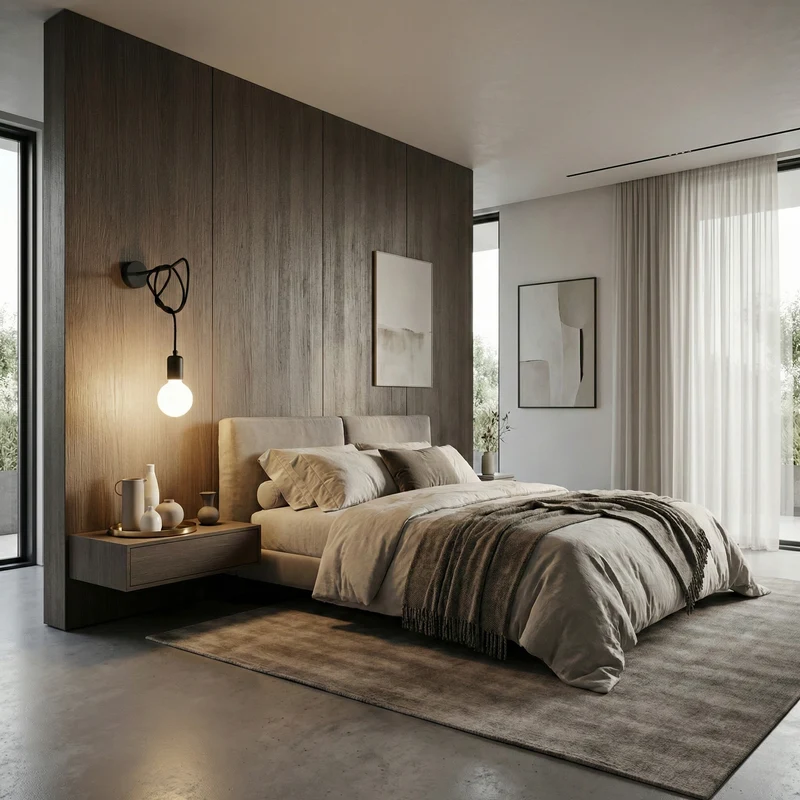 Minimalistische schwarze Wandleuchte für das Wohnzimmer – Modell Ardyne