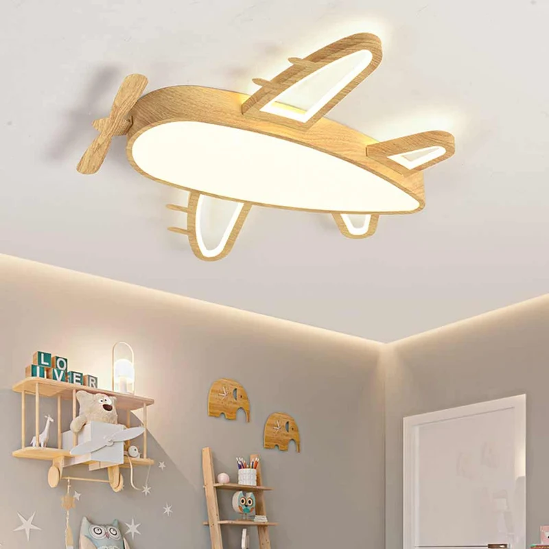 Flush Mount Ceiling Light Airplane LED for Kids Room