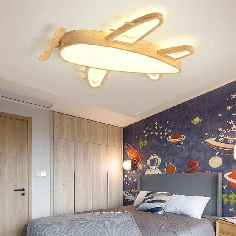 Flush Mount Ceiling Light Airplane LED for Kids Room