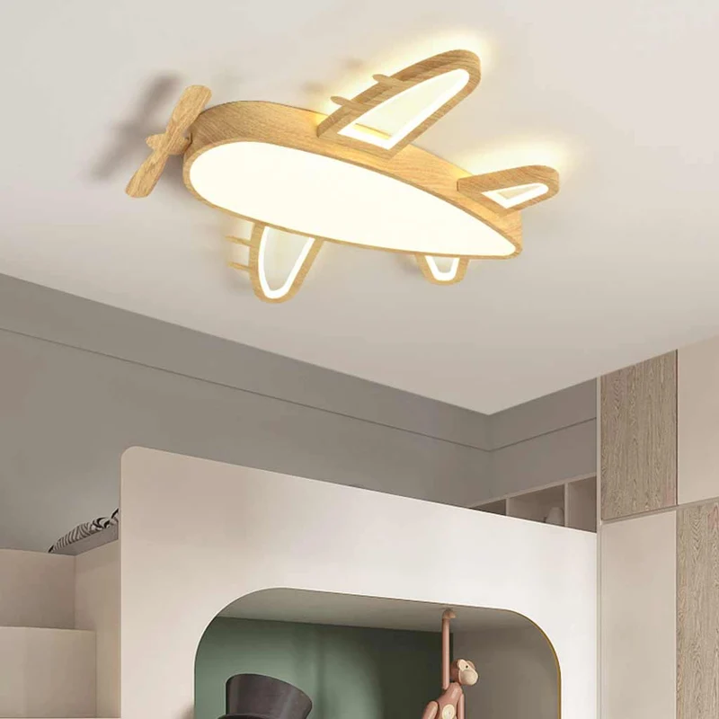 Flush Mount Ceiling Light Airplane LED for Kids Room
