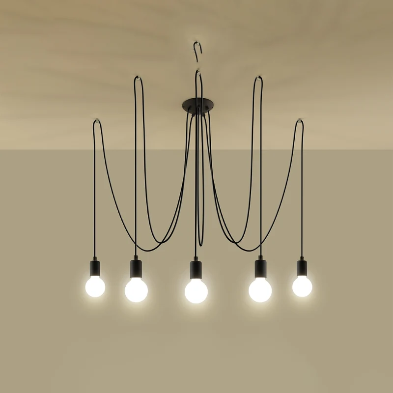 Minimalistischer Spinnenleuchter – Aethron