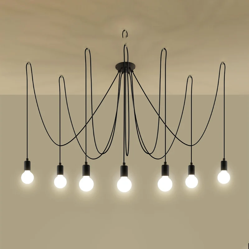Minimalistischer Spinnenleuchter – Aethron