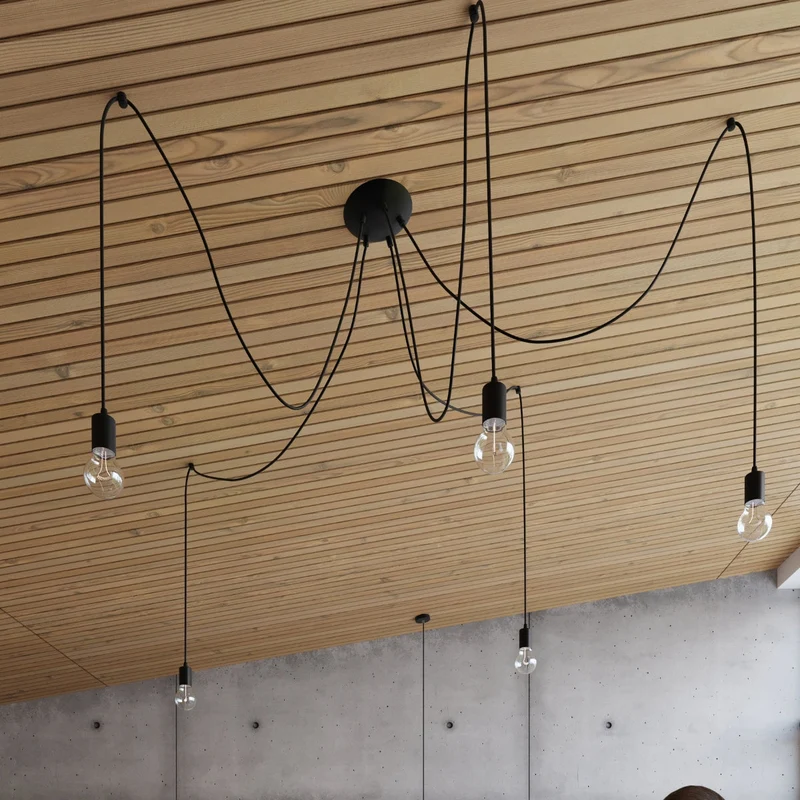 Minimalistischer Spinnenleuchter – Aethron