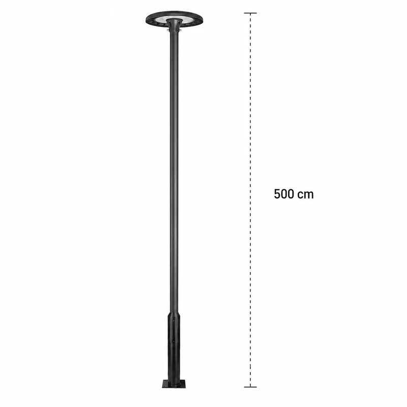 LED-Straßenlaterne 5 Meter | Inklusive Parkleuchte | 80/100/120 W | CCT