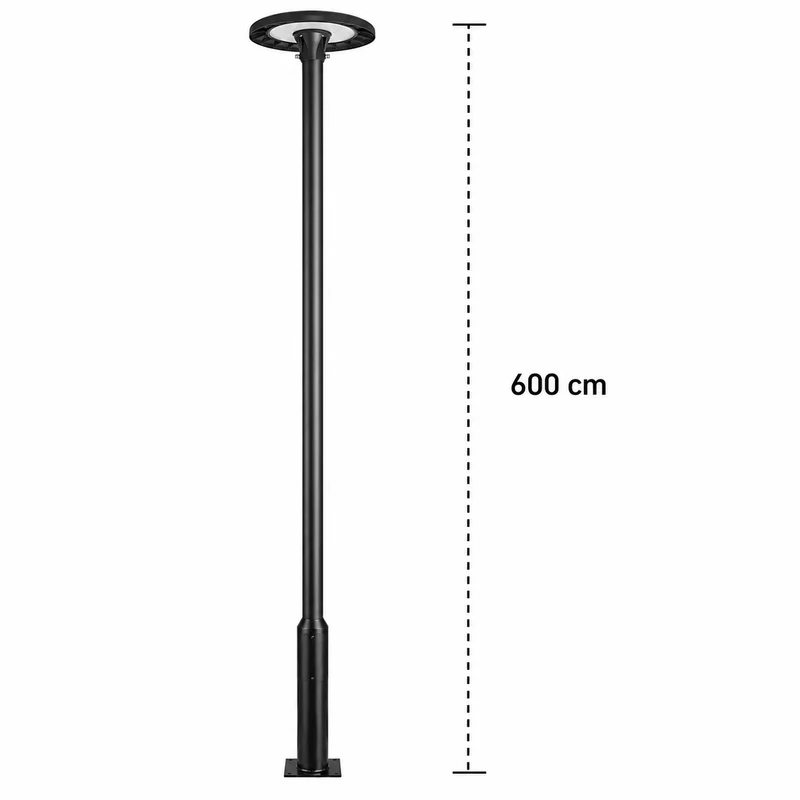 LED-Straßenlaterne 6 Meter | Inklusive Parkleuchte | 80/100/120 W | CCT