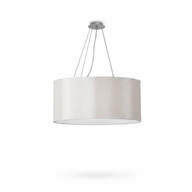 Minimalistischer weißer Kronleuchter für das Wohnzimmer – Arvelio