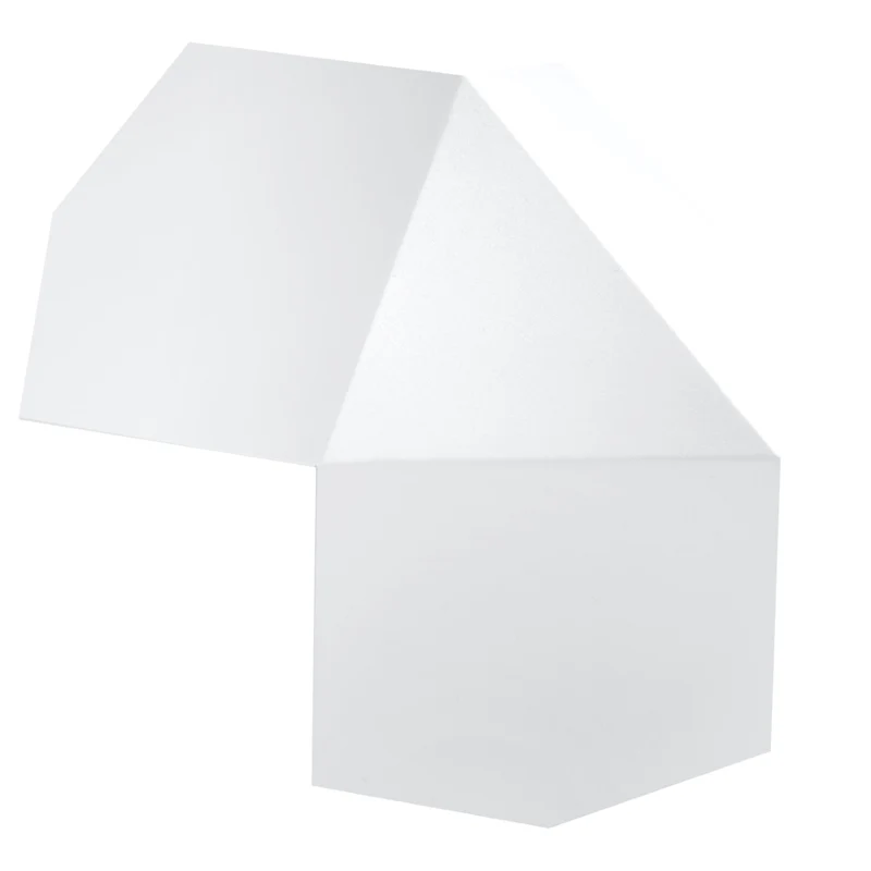 Design-Wandleuchte aus weißem Stahl – Erythrae