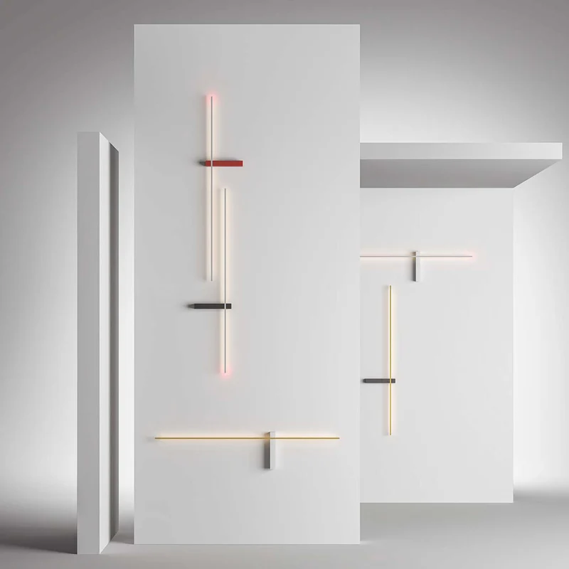 Aluminium Wall Lamp OUTLINE by Francesco Murano for Lumen Center