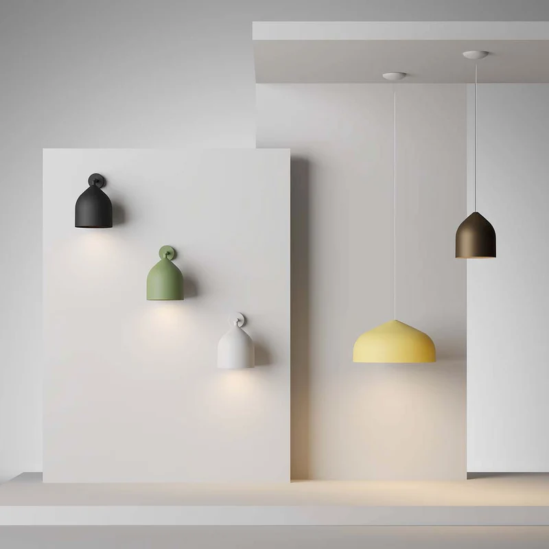 Aluminium Suspension Lamp ODILE by Paolo Cappello for Lumen Center