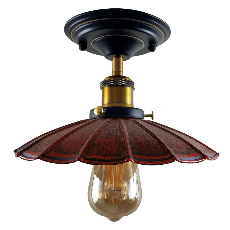 Vintage Deckenleuchte Semi Flush Mount | Retro Design ~3952