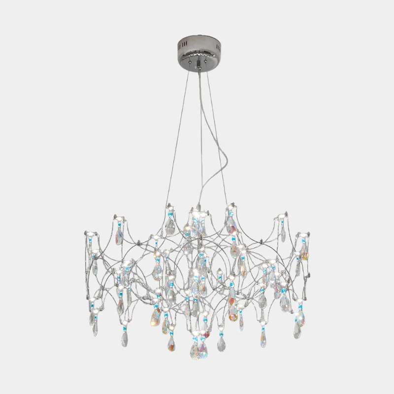 Chandelier Mira Quasar Starry Colored Crystal LED