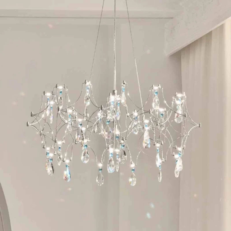 Chandelier Mira Quasar Starry Colored Crystal LED