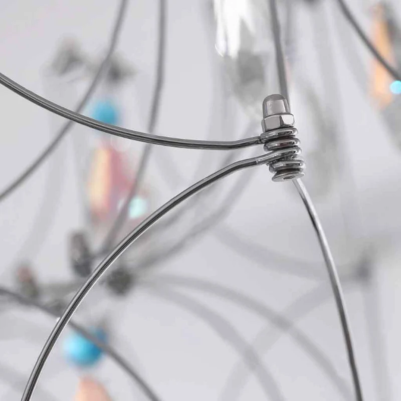 Chandelier Mira Quasar Starry Colored Crystal LED