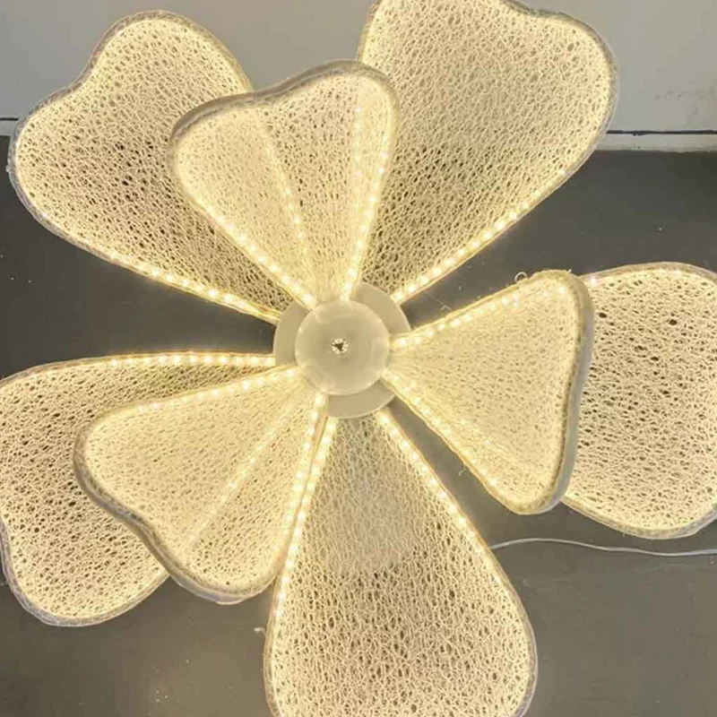 Floor Lamp Ambient Wedding Peony Flower LED, 4 Pieces