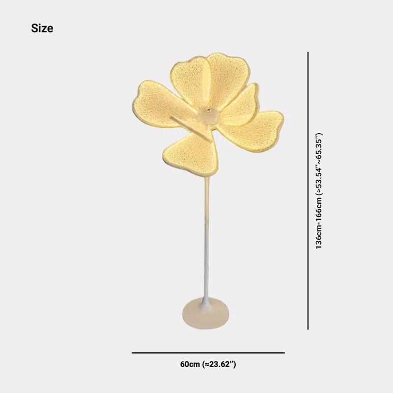 Floor Lamp Ambient Wedding Peony Flower LED, 4 Pieces